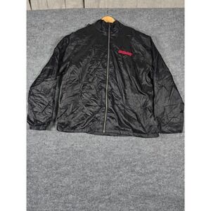 Grubhub Black Lightweight Windbreaker Jacket Men's XL‎ Size XL